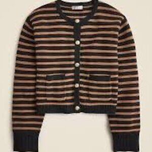 New relaxed Emilie sweater lady jacket in stripe
